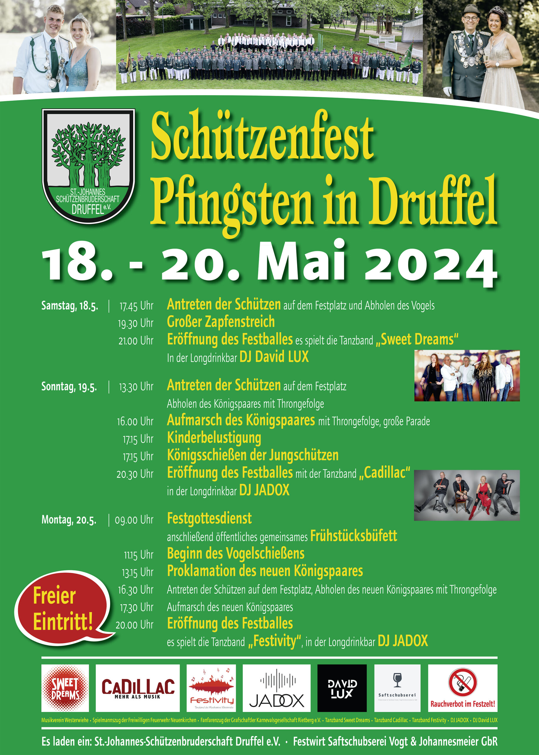 Schützenfest 2024 – Programm – ST. JOHANNES